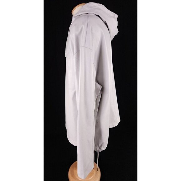 Givenchy Lambskin Leather Hoodie in Gray Size 50 US 40 M New $3985 - Picture 8 of 15